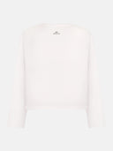 WHITE MONOCHROME SHORE LONGSLEEVE - Blastout