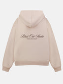 ZIP HOODIE IVORY - Blastout