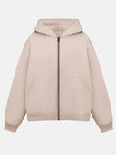 ZIP HOODIE IVORY - Blastout
